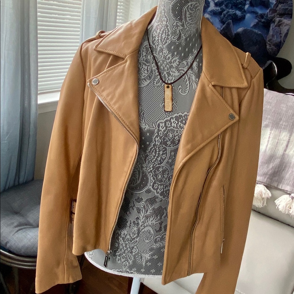 Authentic Michael Kors Genuine Leather Jacket.